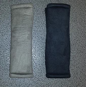 Neck cuffs for aircraft seat belts