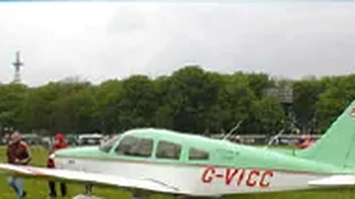 Piper aircraft supported by BAS shoulder harness systems